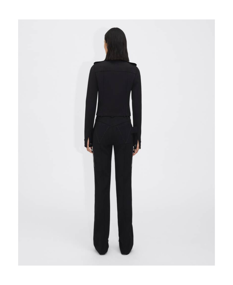 Bottega Veneta High-waist Cargo Trousers In Black