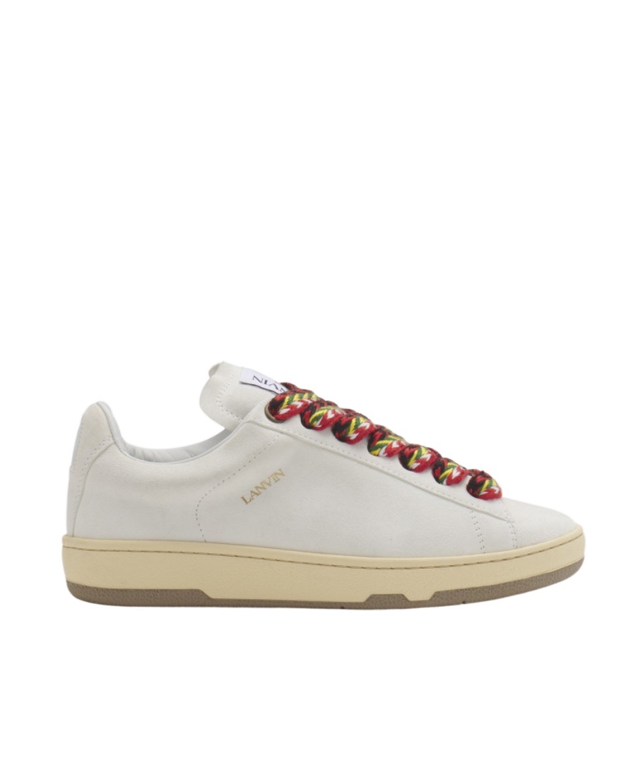 Lanvin Lite Curb Low-top Sneakers In White