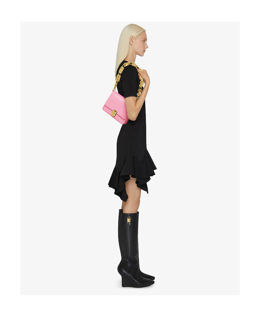 Givenchy Leather Shoulder Bag In Pink