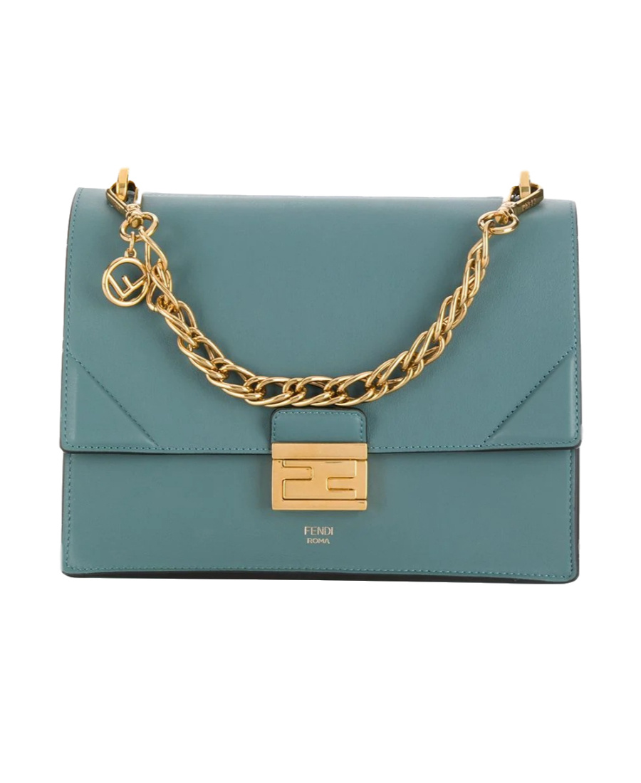 Fendi Kan U Shoulder Bag In Green