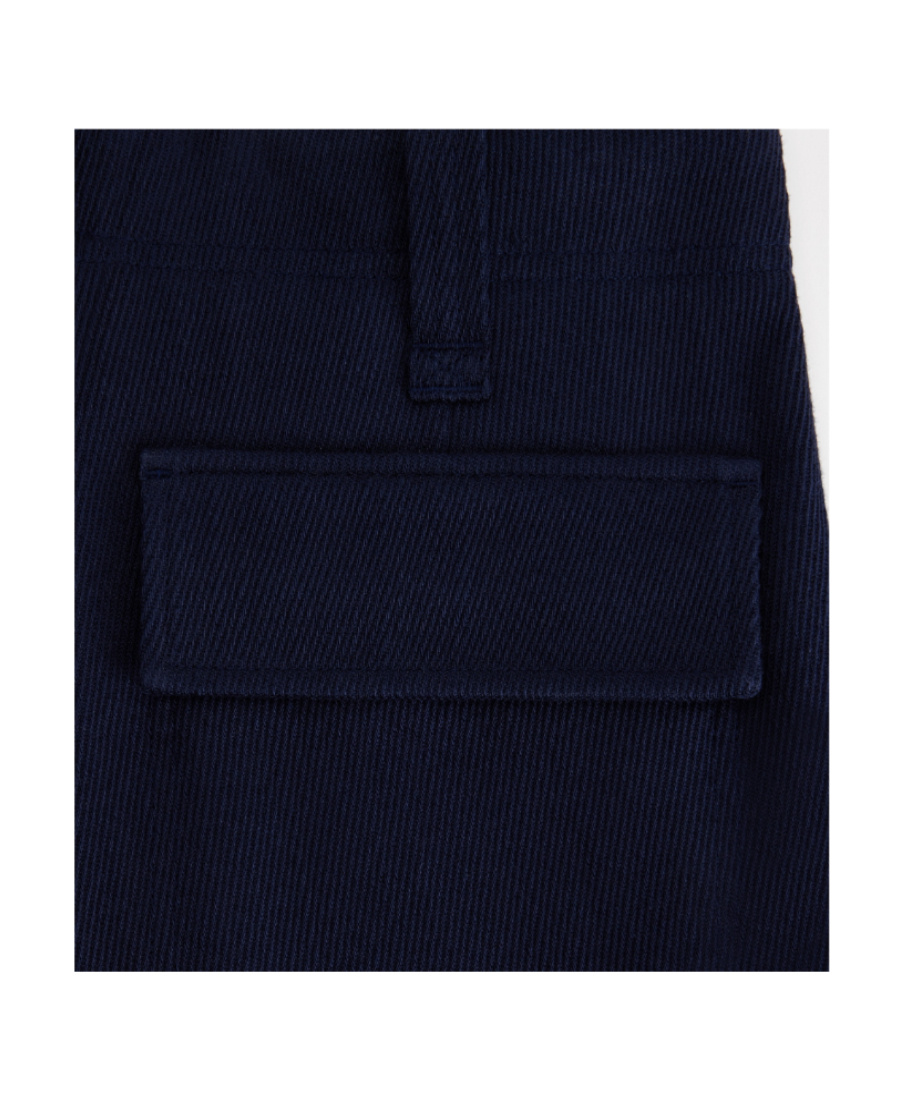 Ami Alexandre Mattiussi Cotton Wide-leg Trousers In Black