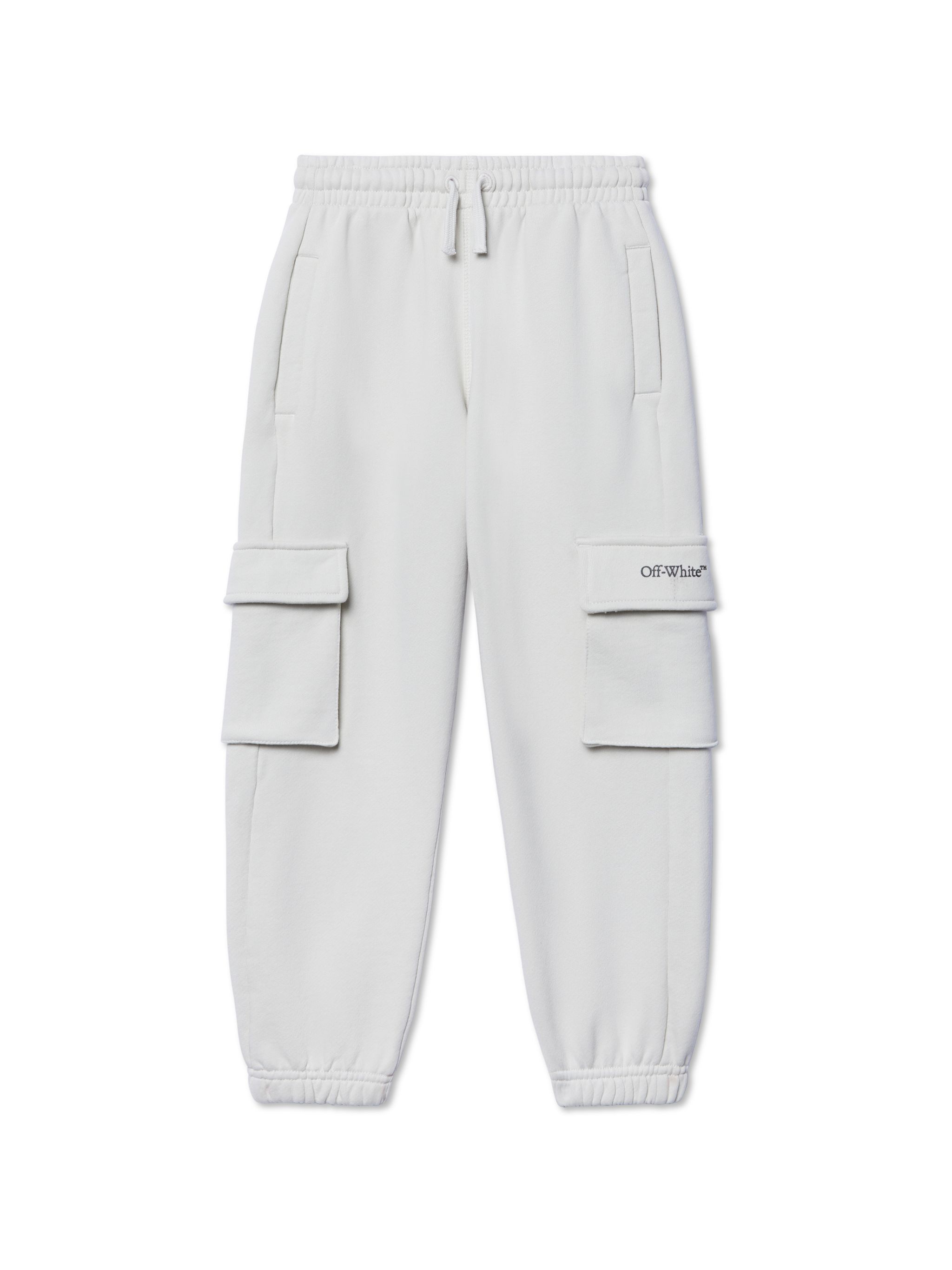 Off-white Diagonal Bookish Sweatpants In White