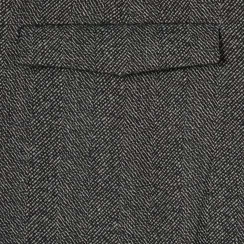 Gucci Herringbone Wool Mouliné Pant In Multi
