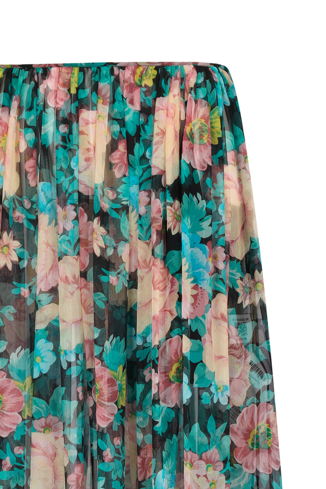 Chloé Gathered Skirt In Multicolor