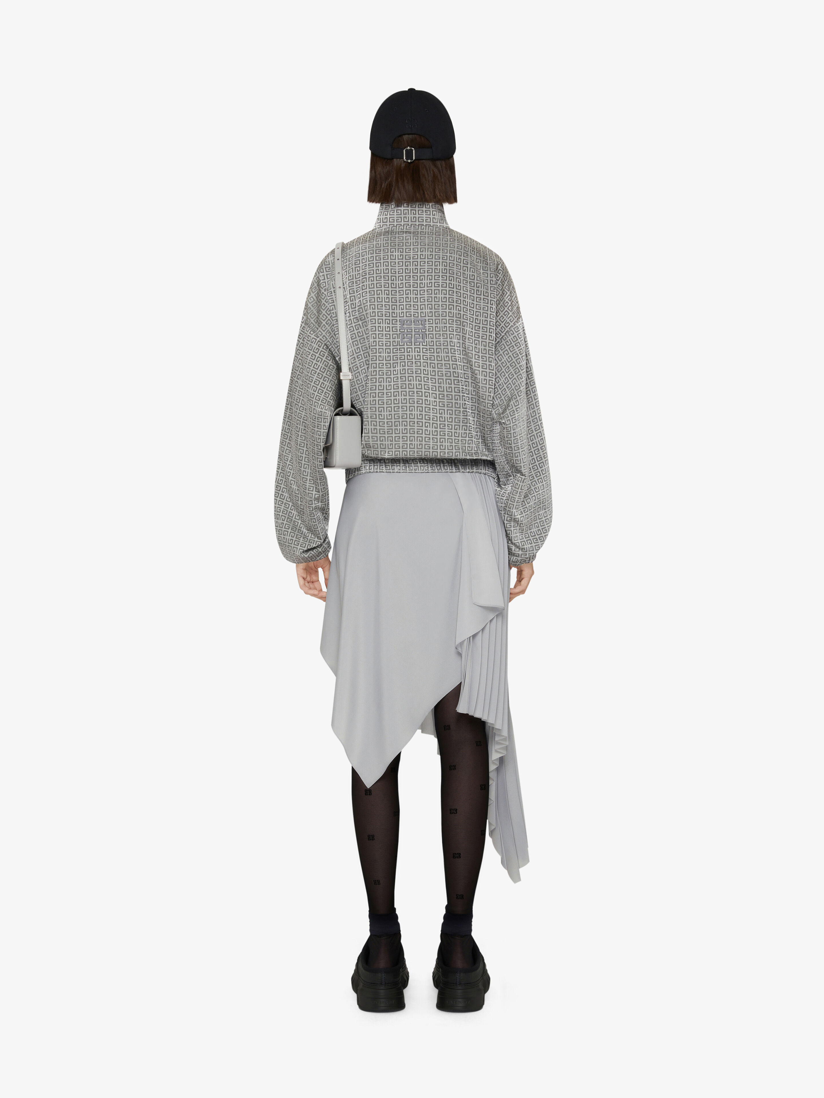 Givenchy Asymmetric Pleated Skirt