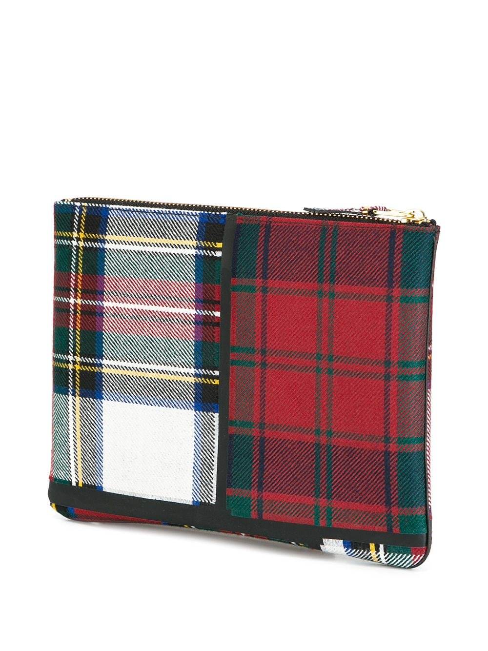 COMME DES GARÇONS PLAID HANDBAG PURSE RED