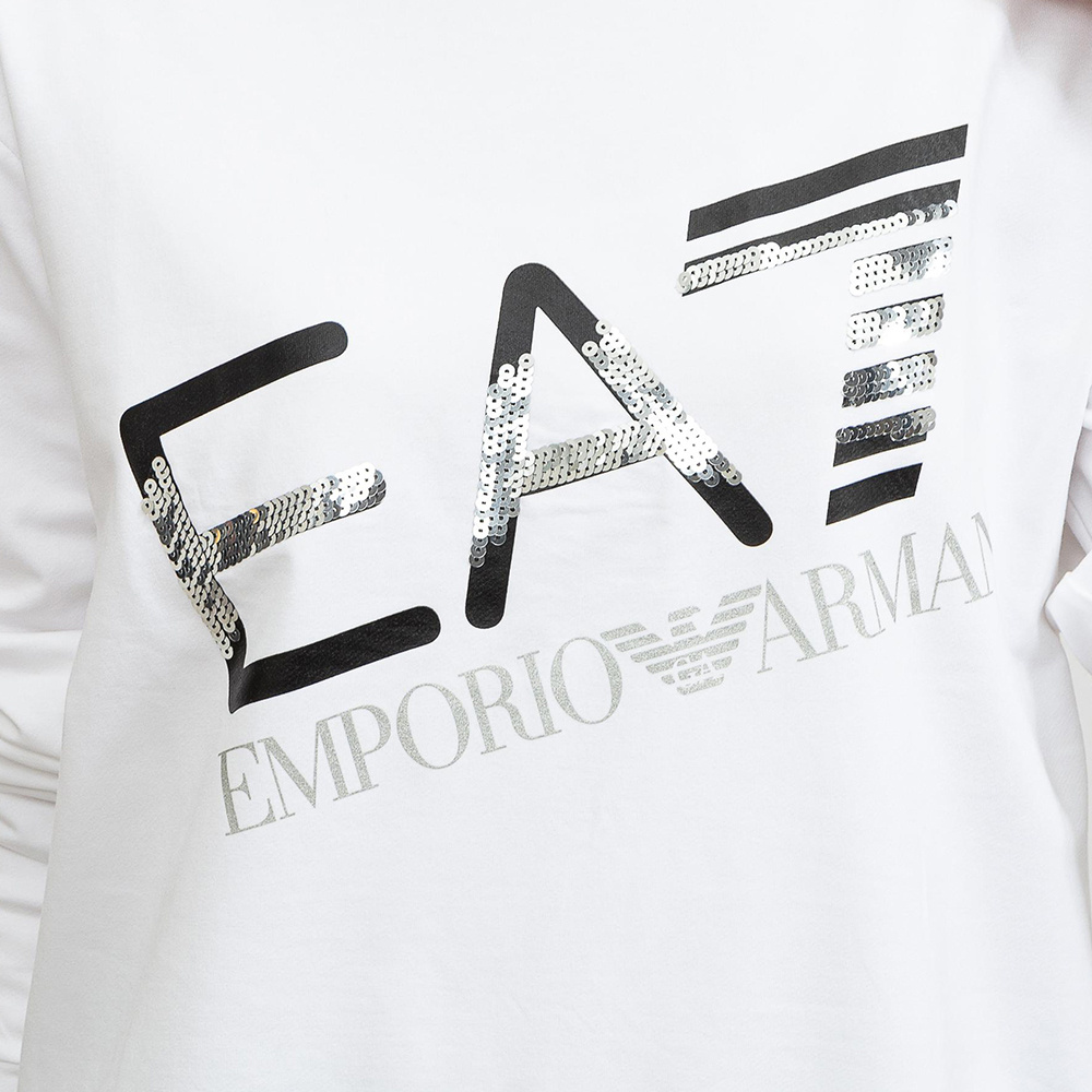 EA7 LOGO PATTERN SWEATER 