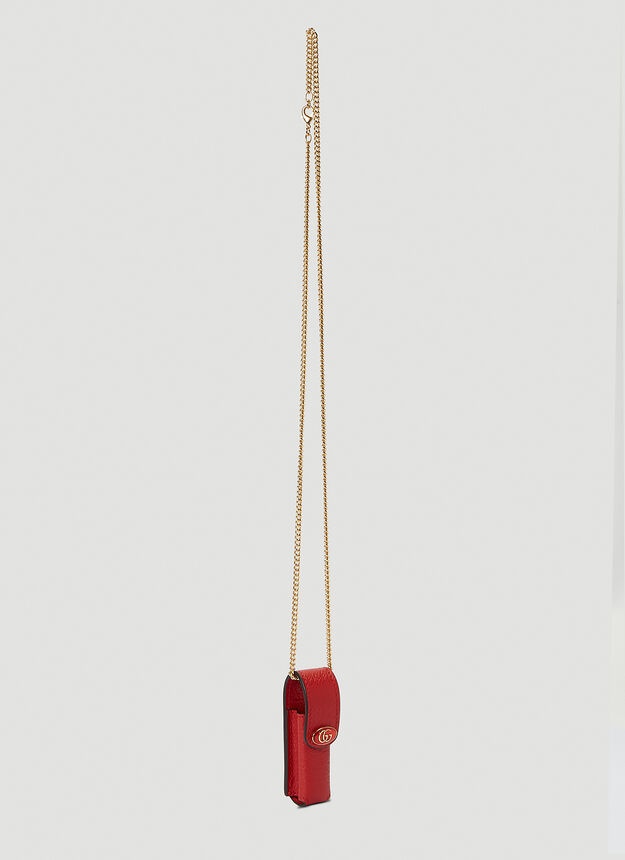 GUCCI CHAIN LIPSTICK CASE