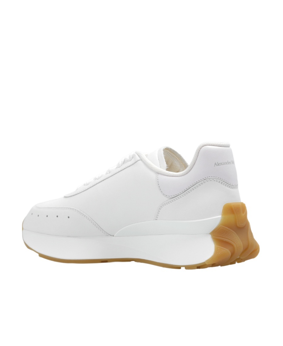 Alexander Mcqueen Sprint Runner Lace-up Sneakers In White