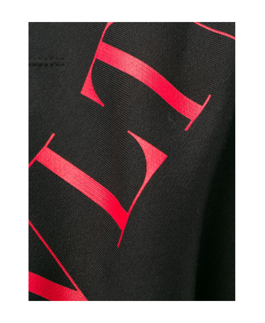 Valentino Logo Sweater In Black