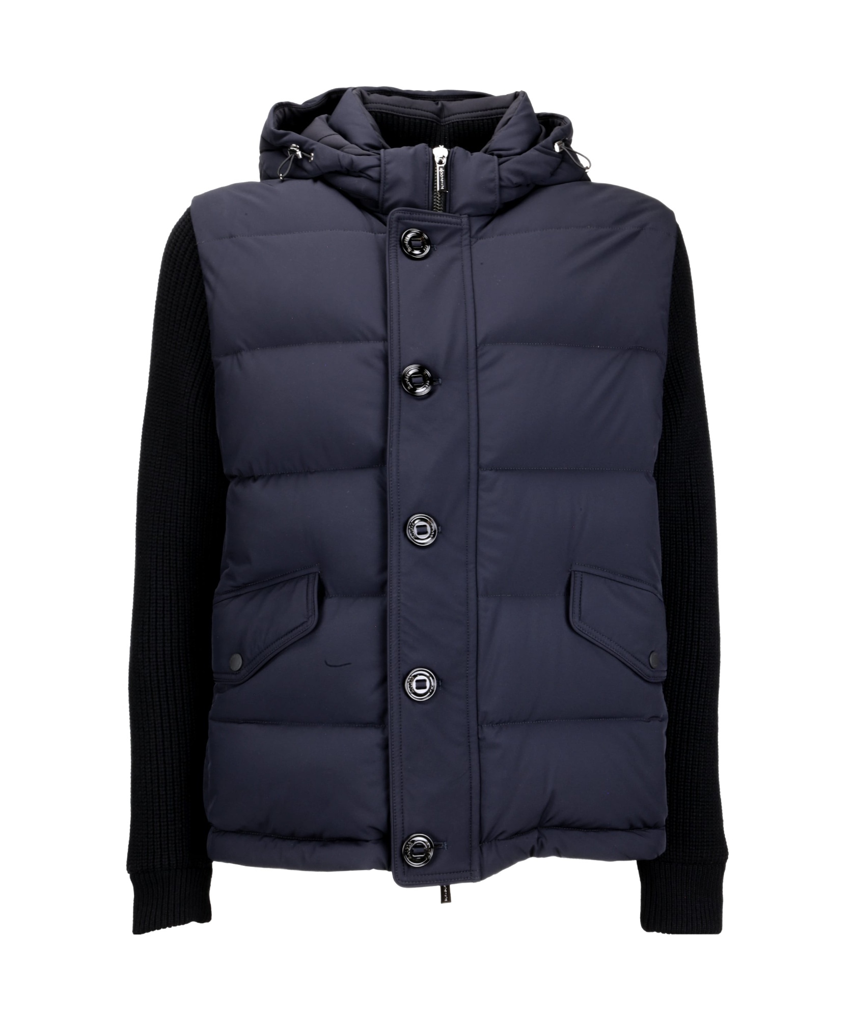 Moorer Long-sleeved Cotton Clothes In Black