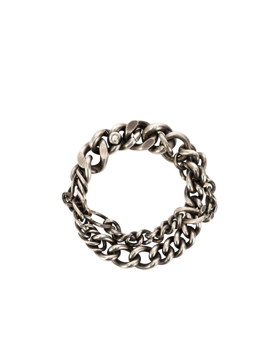 Werkstatt:münchen Double Chain Bracelet In Multicolor