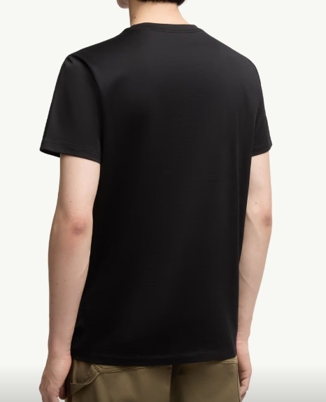 Moncler Double Logo Patch Cotton T-shirt Clothing