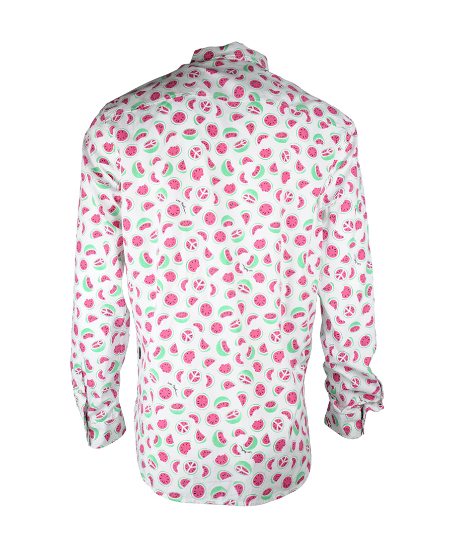 Moschino Watermelon Printed Shirt In White
