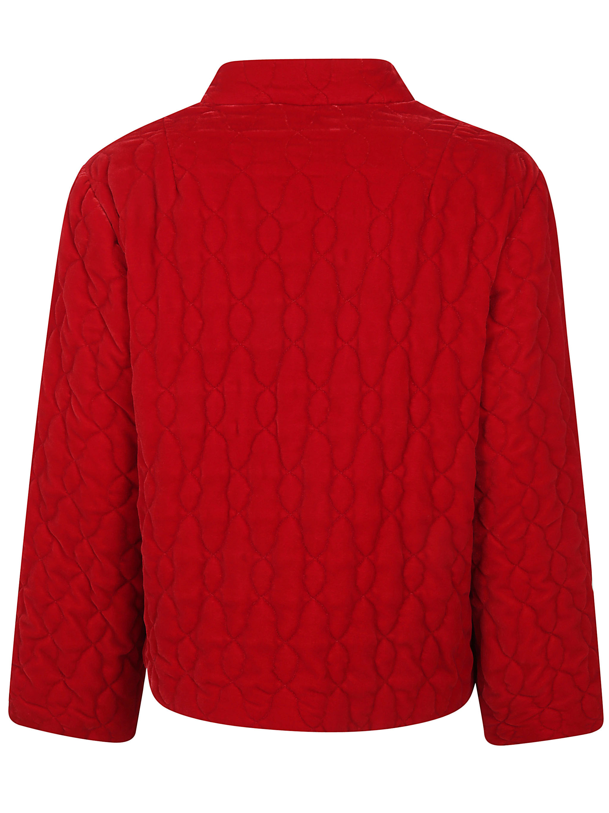 Aspesi Velvet Jacket In Red