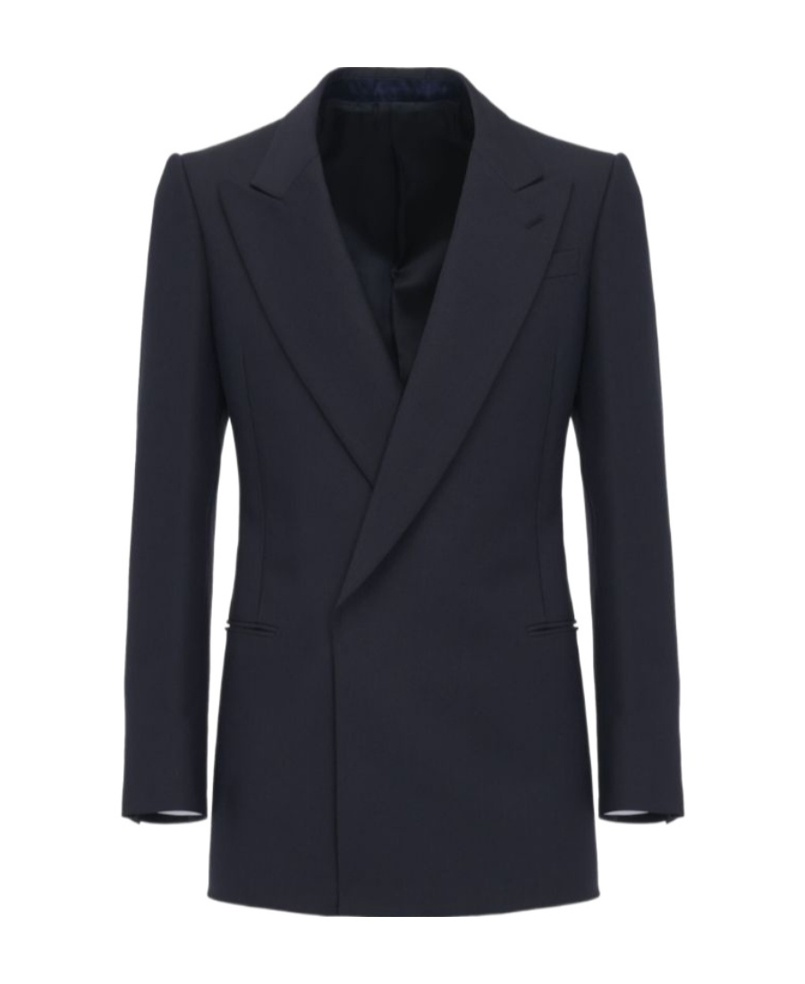 Alexander Mcqueen Sakko Mit Steigendem Revers In Black