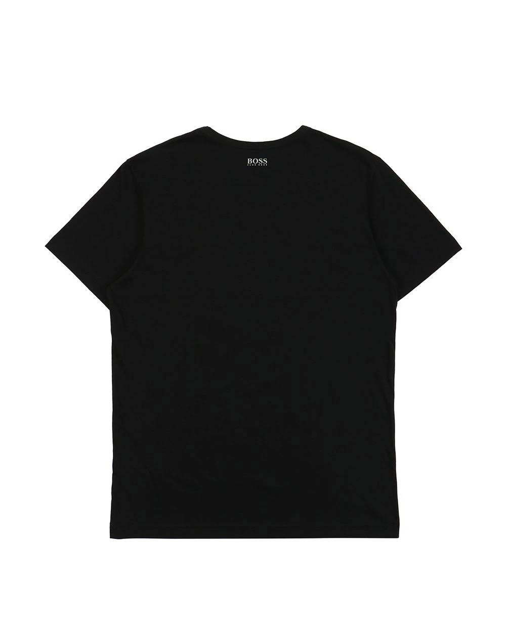 Hugo Boss Round-necked Logo T-shirt In Black