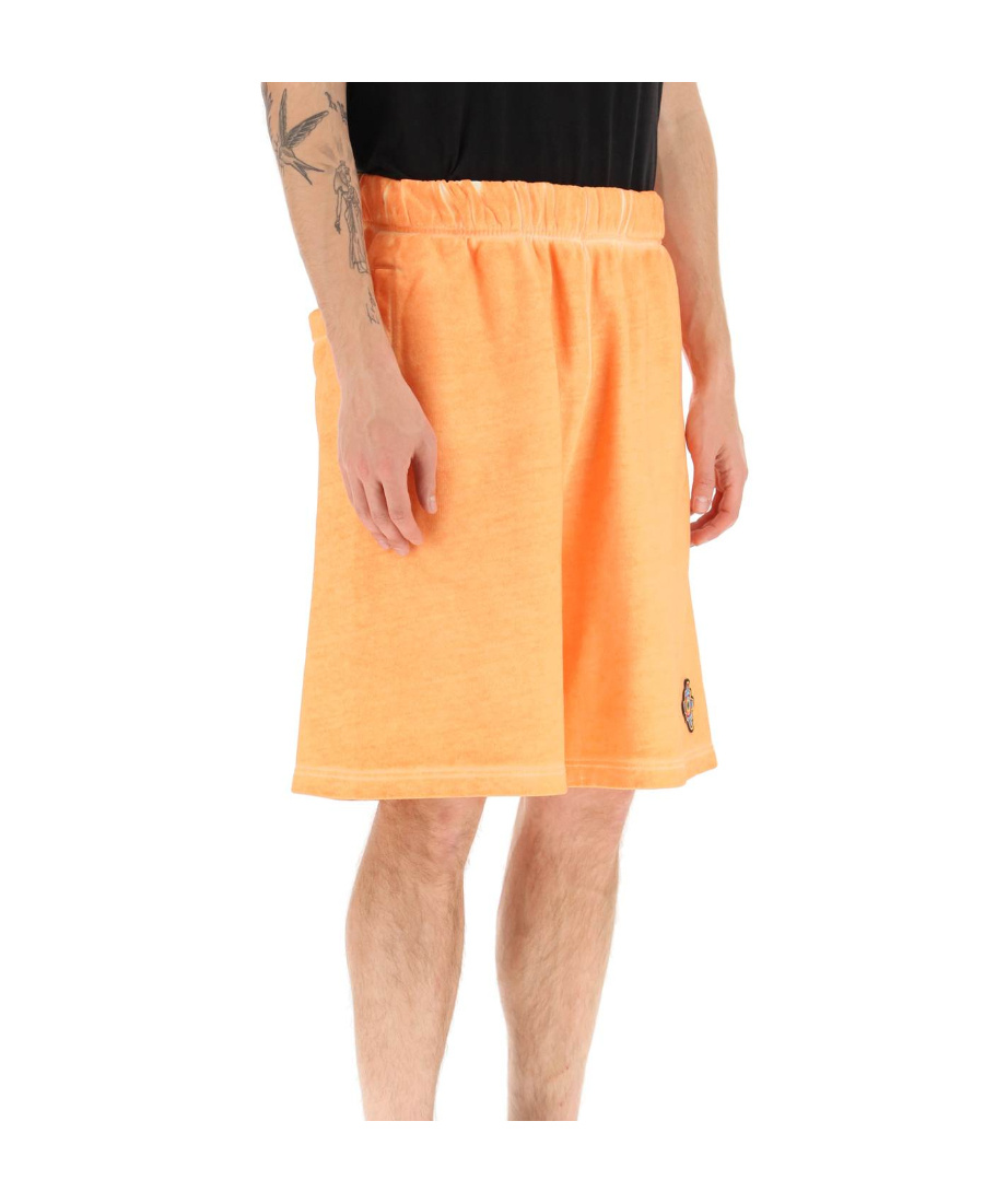 Marcelo Burlon County Of Milan Marcelo Burlon Sunset Cross Shorts In Orange