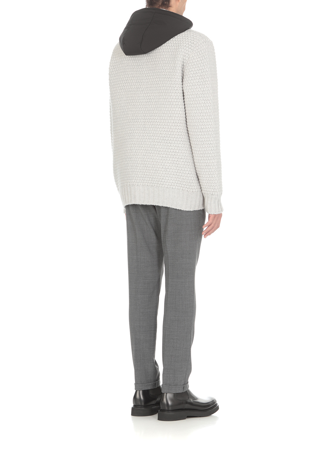 Fay Knit Jacket In White