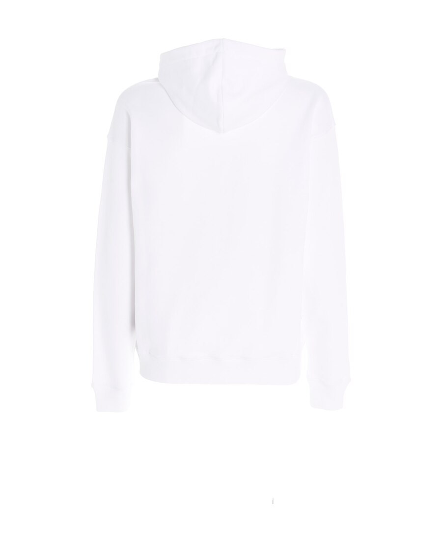 Moschino Sweatshirt With Zip In White