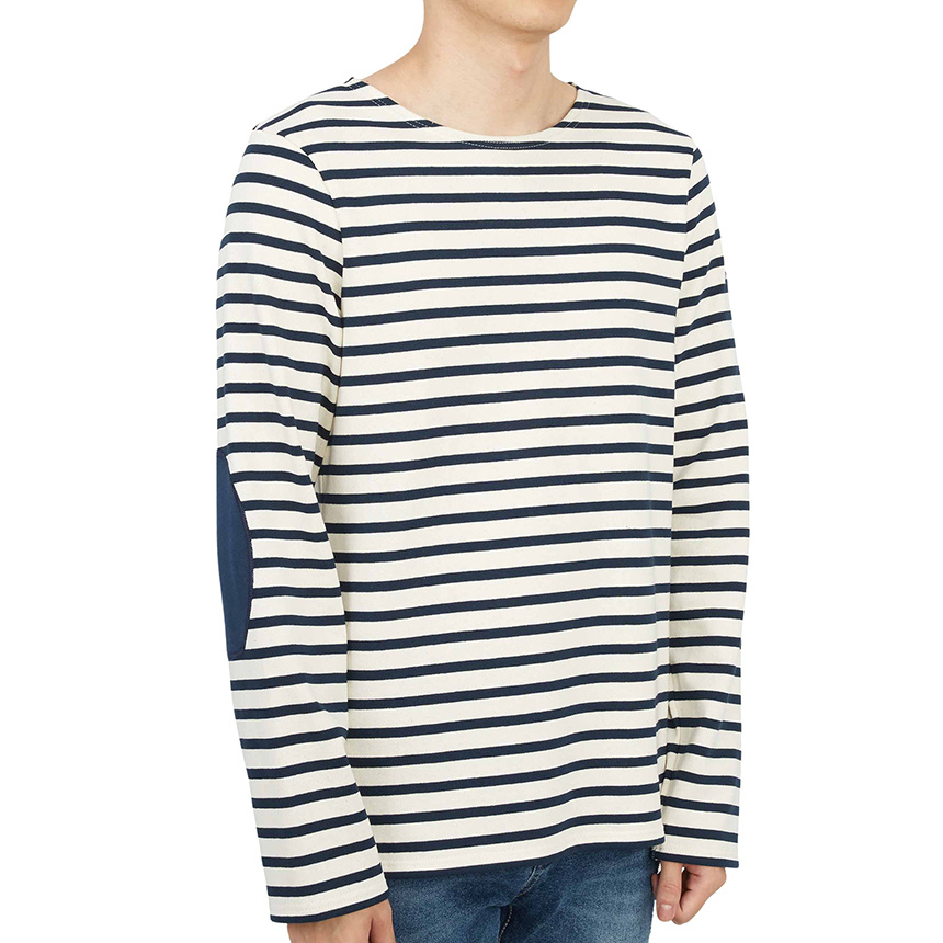 Saint James Striped Graphic T-shirt