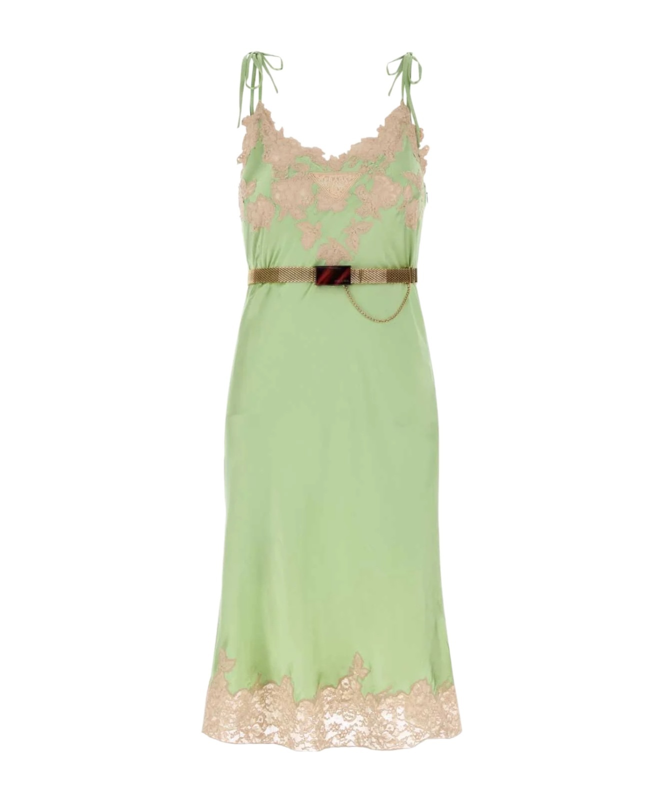 Prada Suspender Dress In Multi