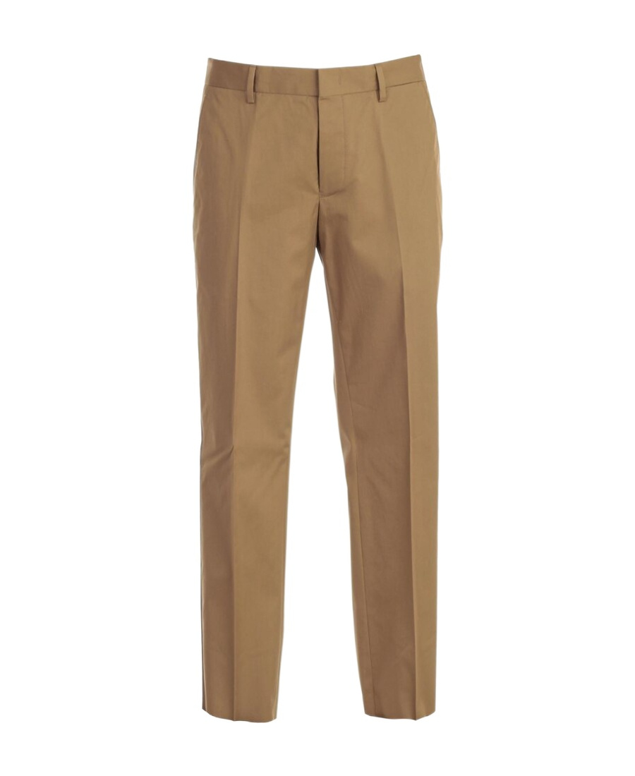 Lanvin Logo Casual Pants In Brown