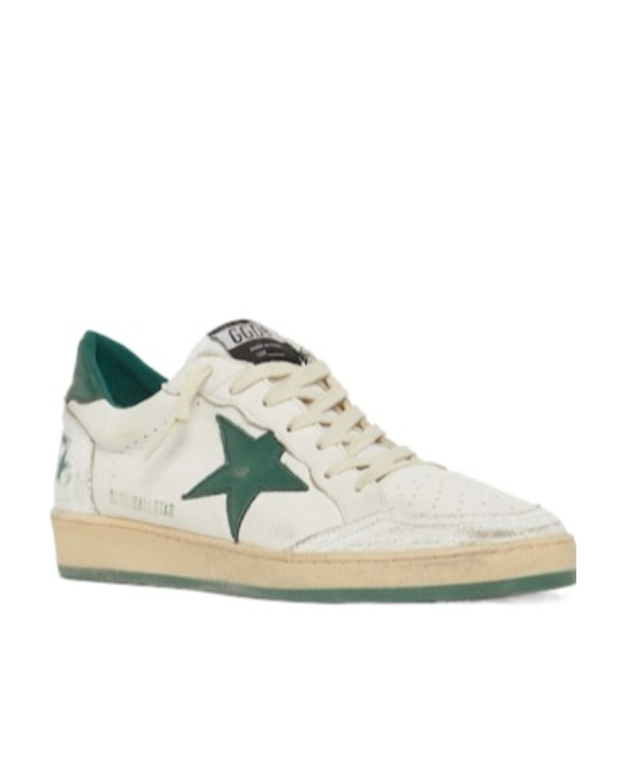 Golden Goose White Leather Sneakers