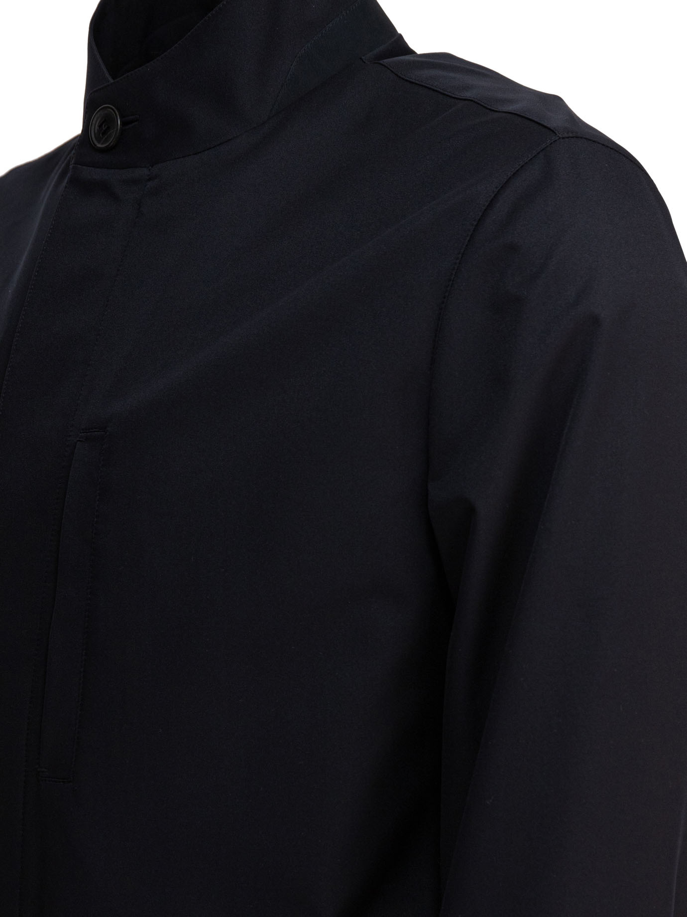 Zegna Long Sleeve Casual Jacket In Black
