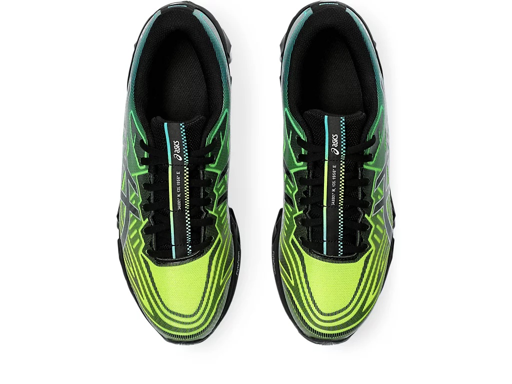 Asics Lace Up Sneakers In Black