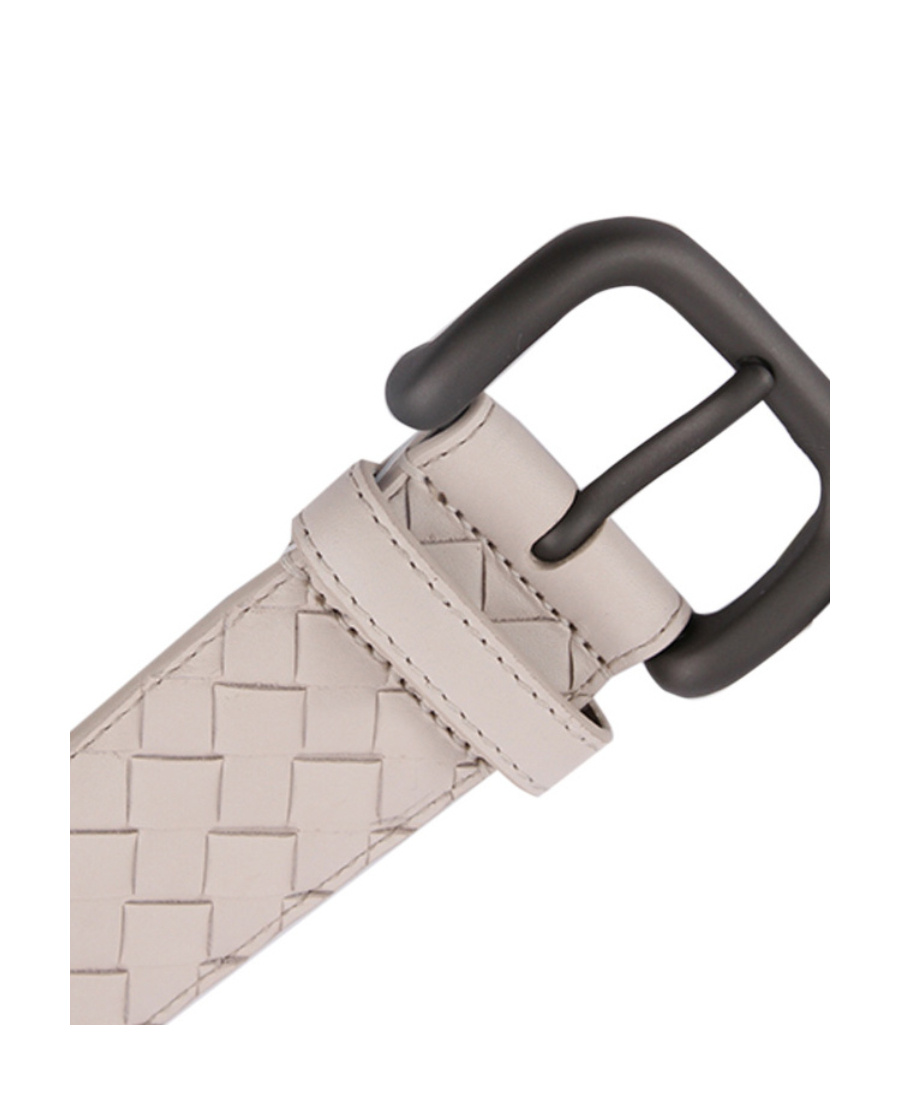 Bottega Veneta Weave A Belt In Nude