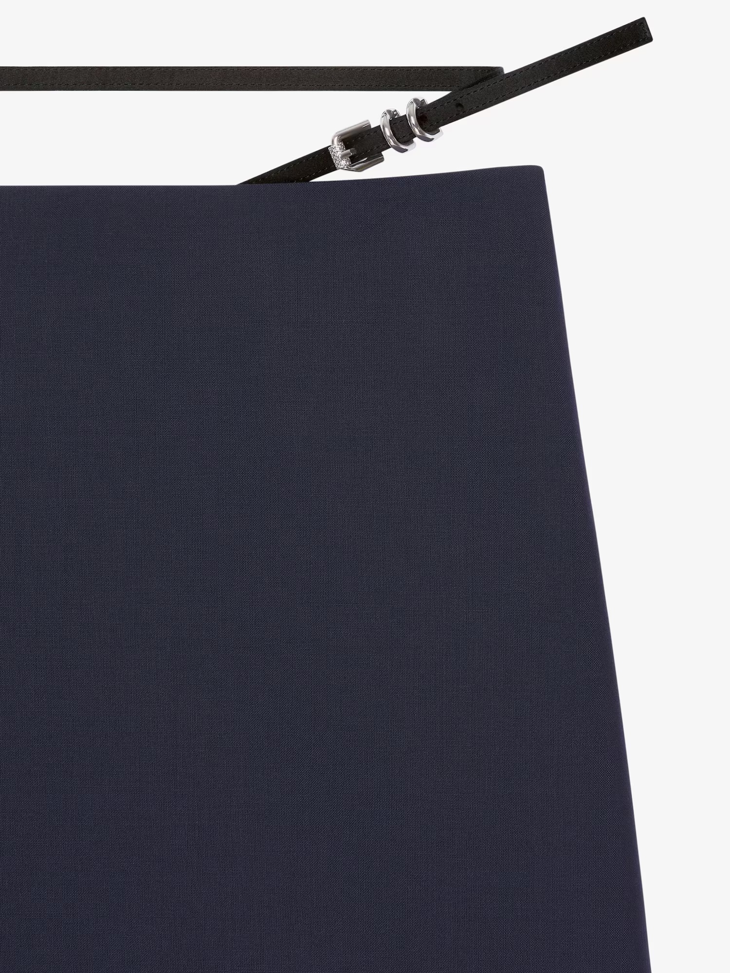 Givenchy Voyou Skirt In Wool And Mohair In Blue