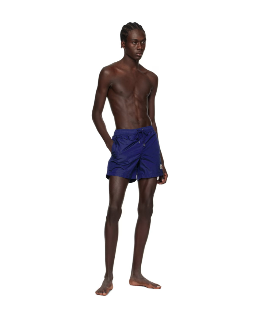 Moncler Swim Shorts In Blue