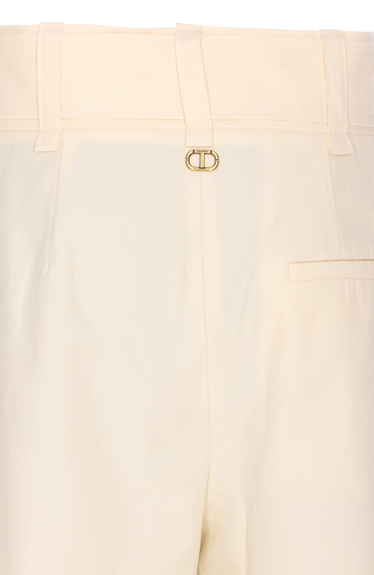Twinset Belted Gabardine Trousers