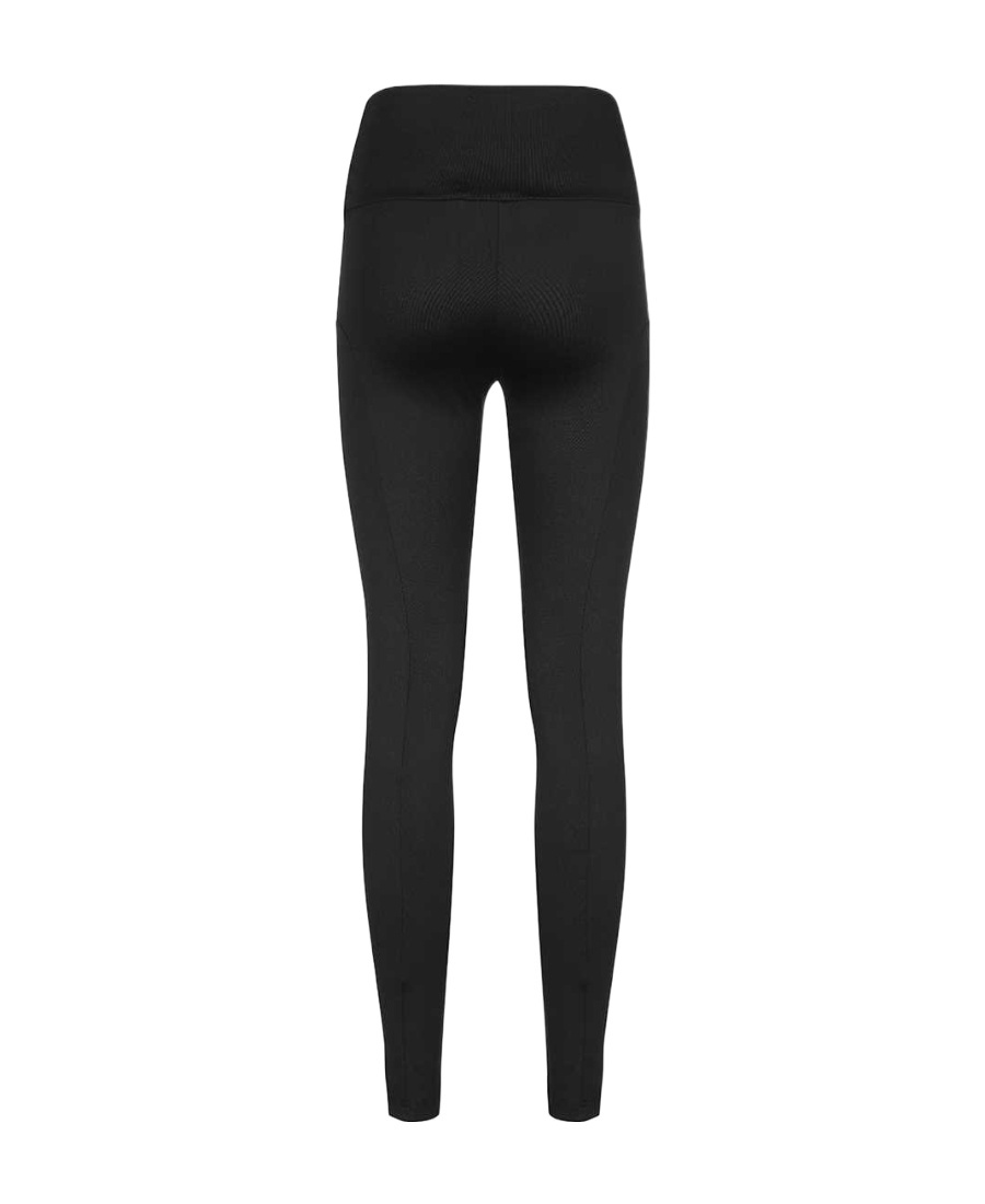 Msgm Logo Leggings In Black