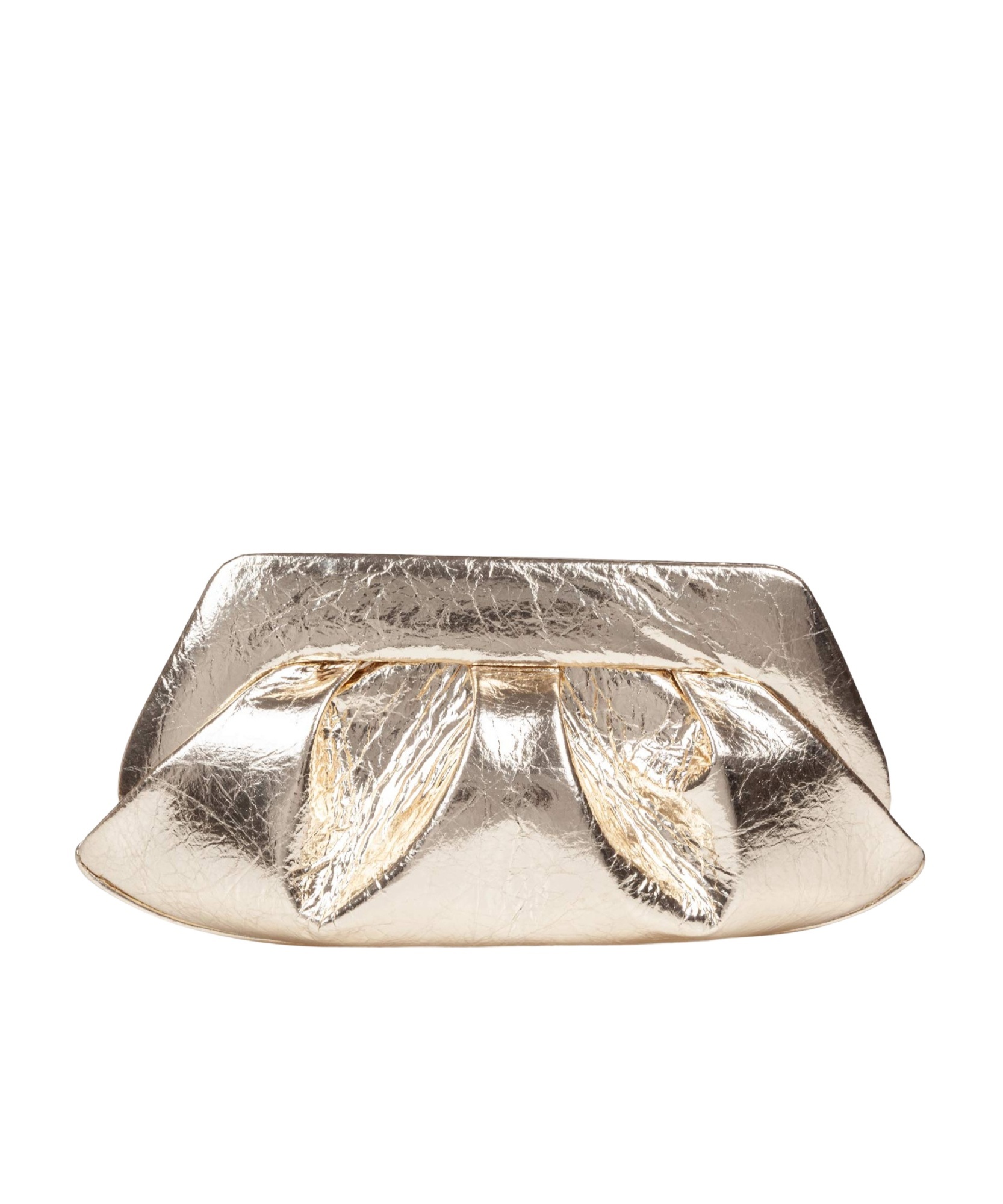 Themoirè Emera Gold Pineapple Bag In Nude