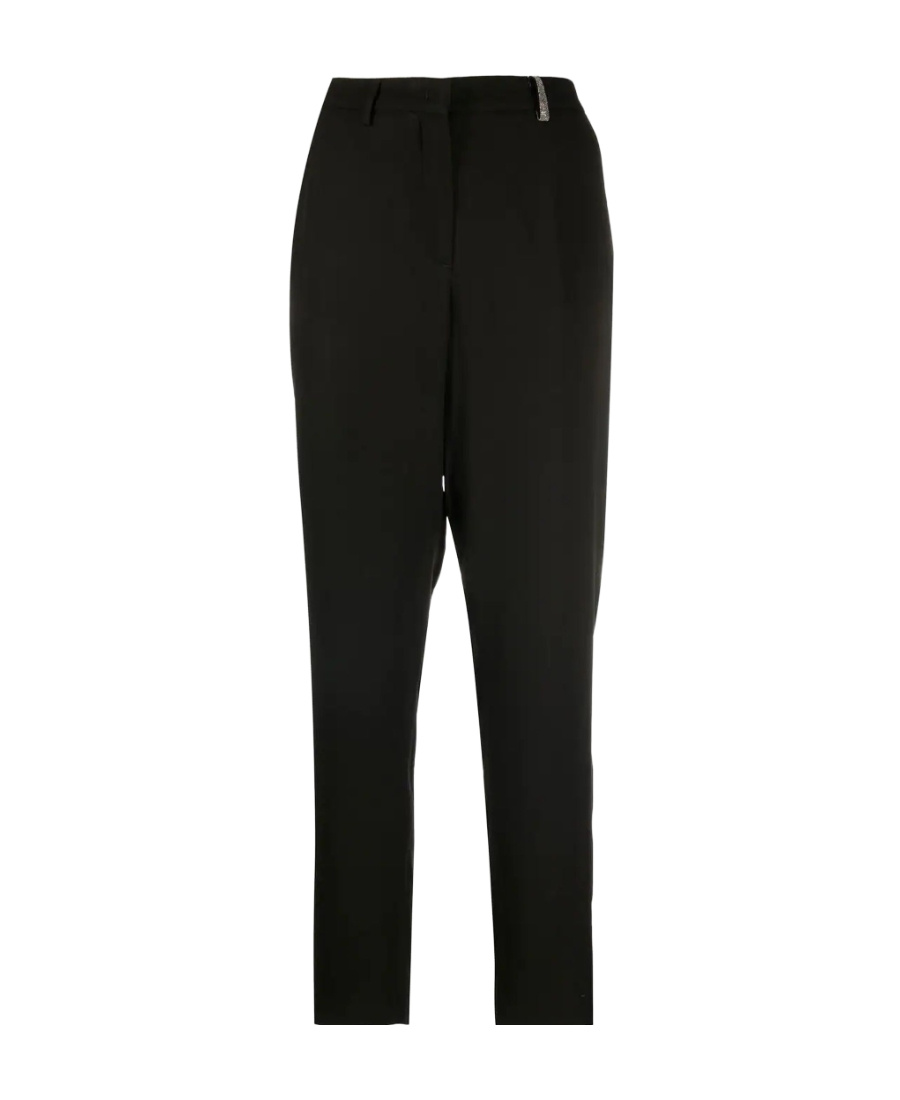 Fabiana Filippi Stylish Silhouette Trousers With Pockets In Black