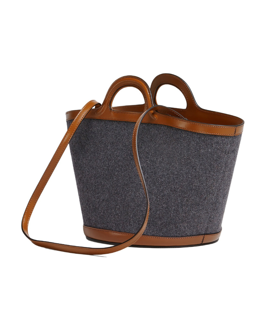 Marni Logo-print Tote Bag In Black