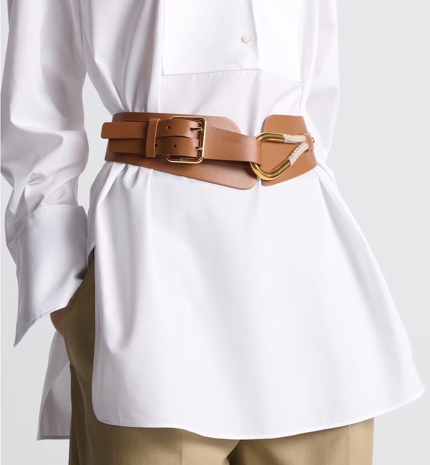 Dior Nolita Belt In Brown