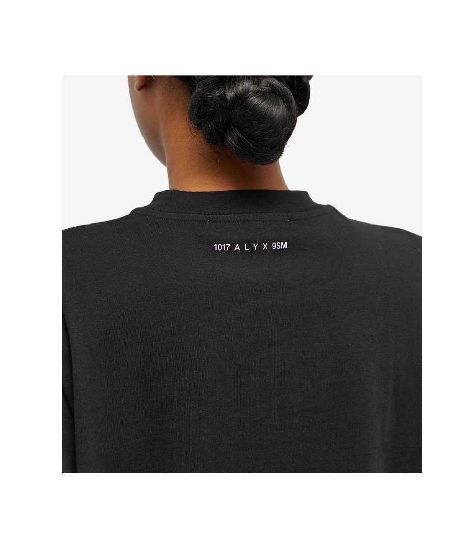 Alyx T-shirt With Round Neck And Short Sleeves In Black