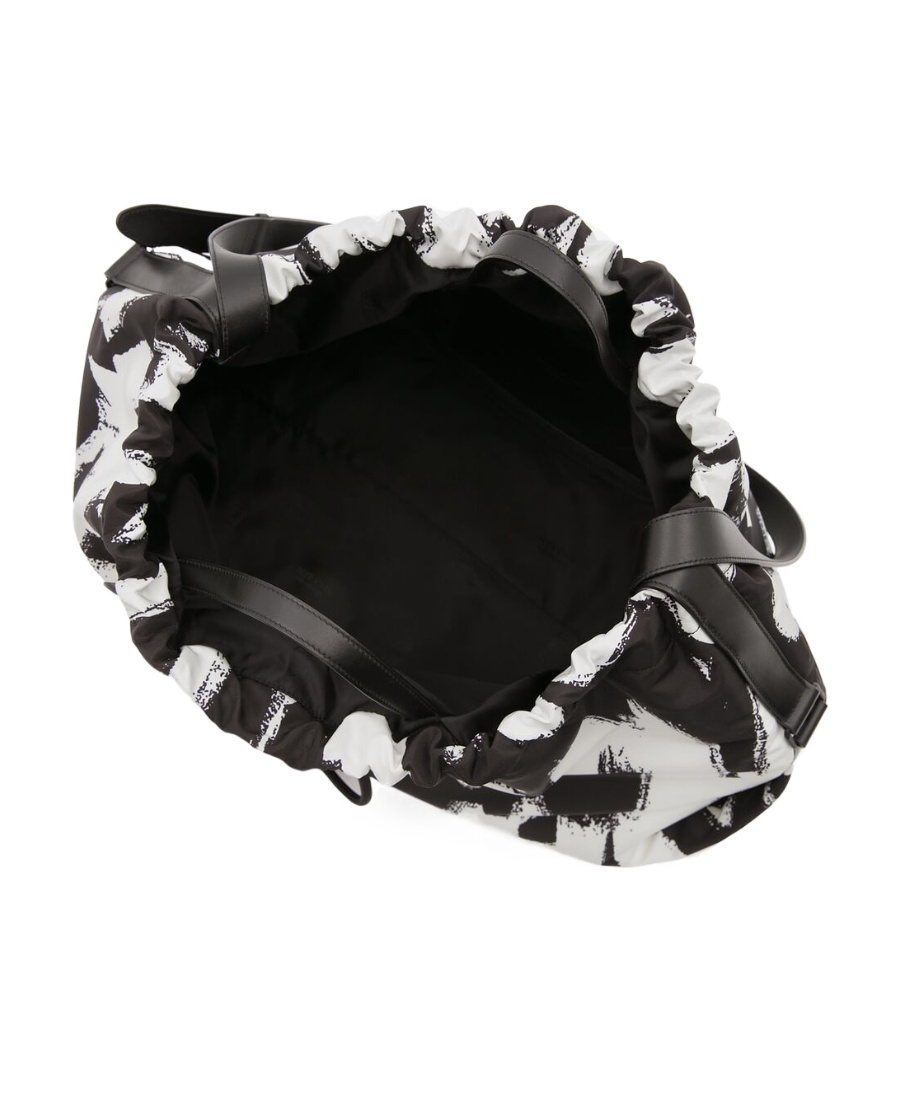 Alexander Mcqueen Graffiti Logo-print Tote Bag In Black
