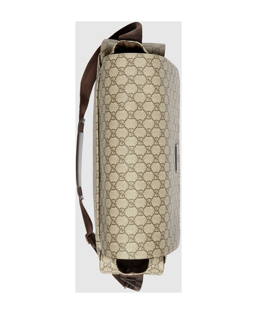 Gucci Large Gg Diaper Bag In Nude