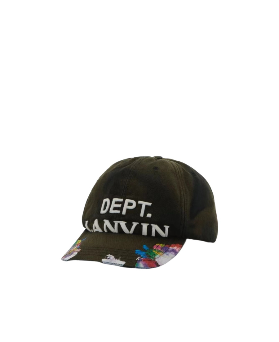Lanvin Embroidered-logo Baseball Cap In Black