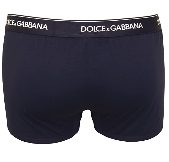 Dolce & Gabbana Pack Containing Two Regular Boxers Of The Same Color In Black