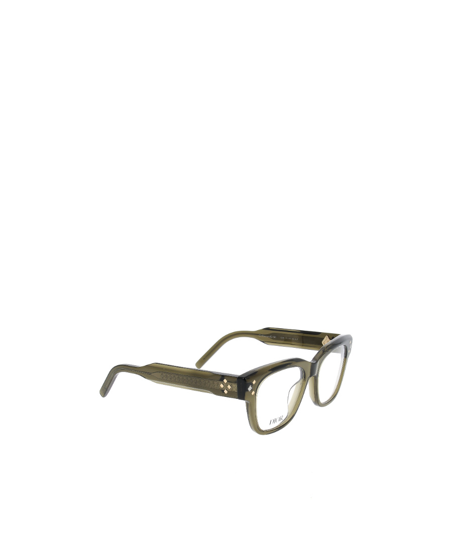 Dior Eyewear Square Frame Glasses In Green