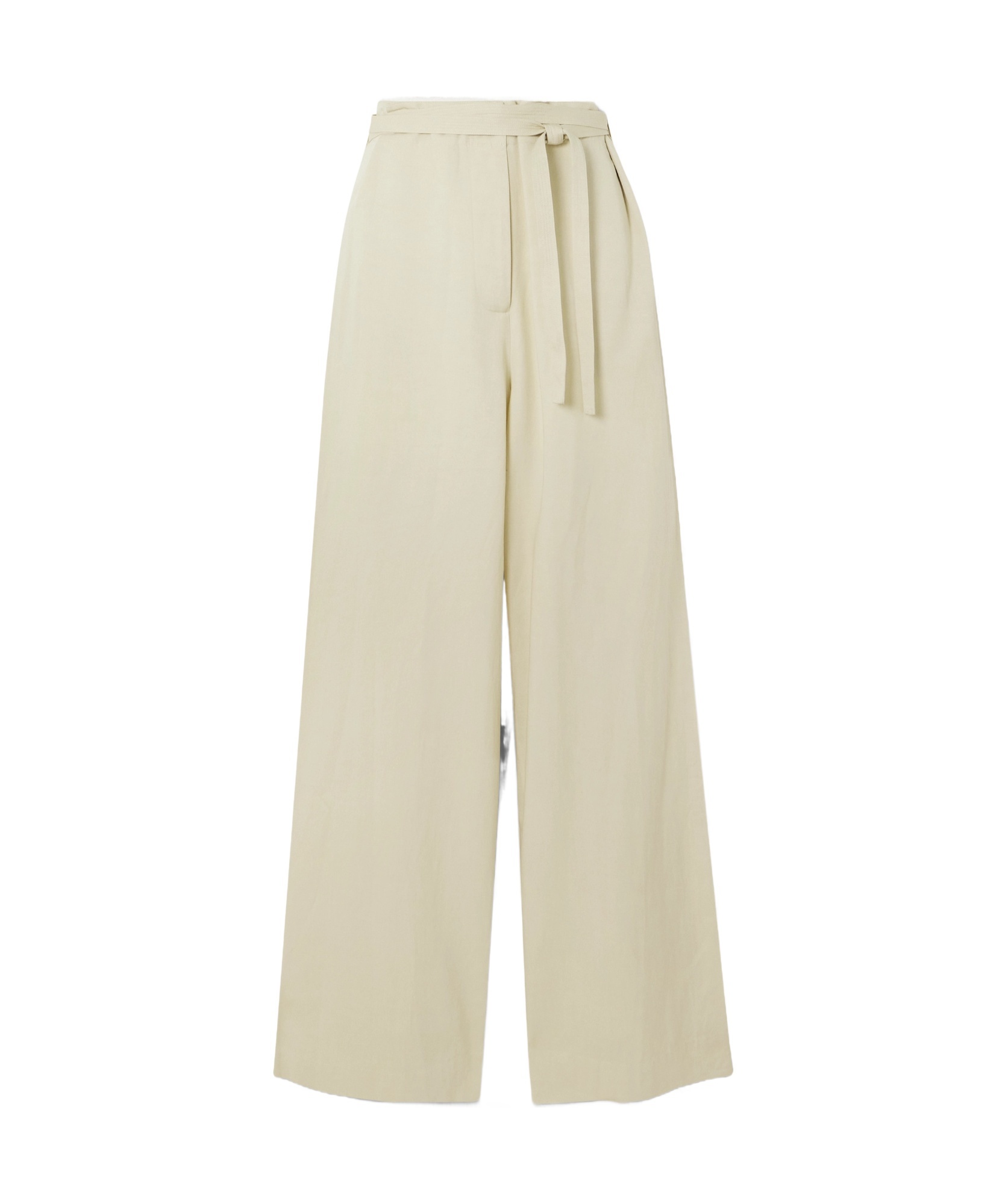 Totême Toteme Tie-waist Fluid Trousers In Nude