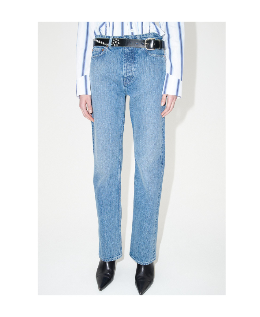 Our Legacy Women S Treble Cut Jeans Deadline Wash In Blue