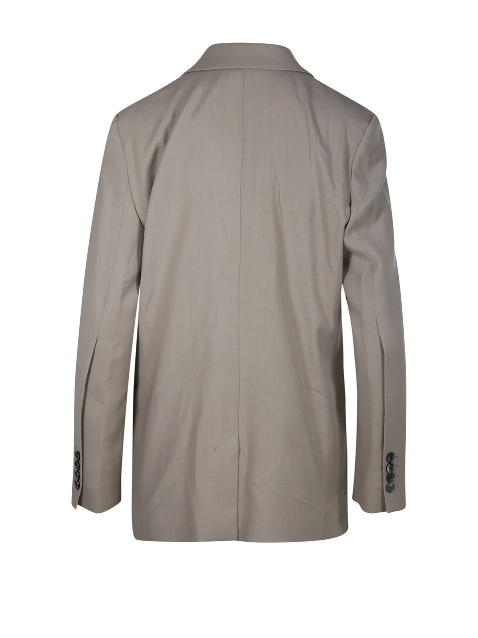 Ami Alexandre Mattiussi Ami Paris Single-breasted Long-sleeved Blazer In Gray