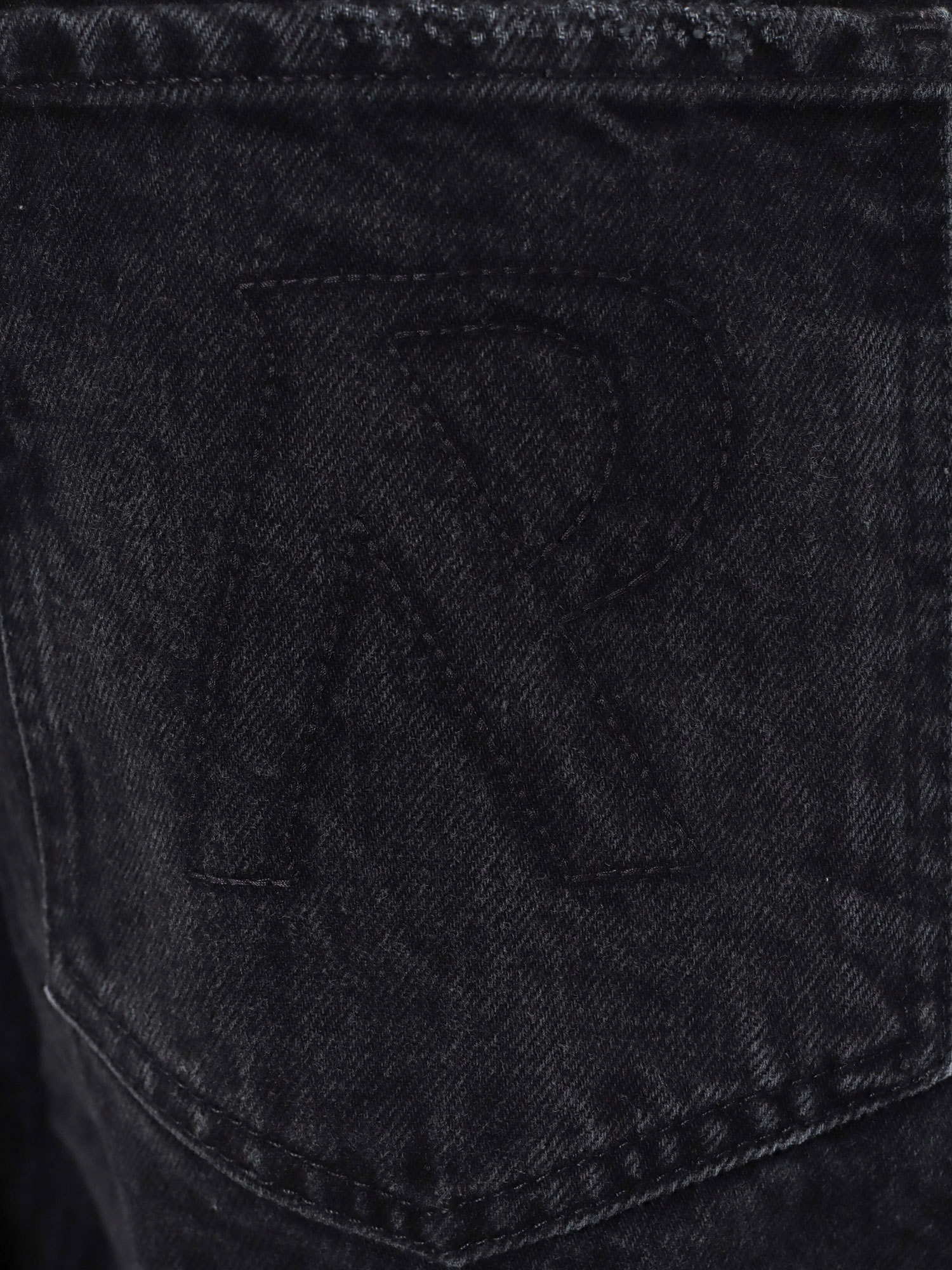 Represent Belt Ring Denim Trousers In Black