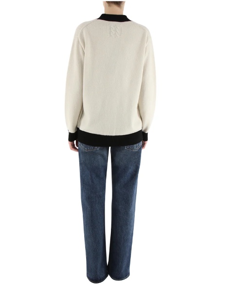 Nili Lotan Extra-large Cashmere Cardigan In Multi
